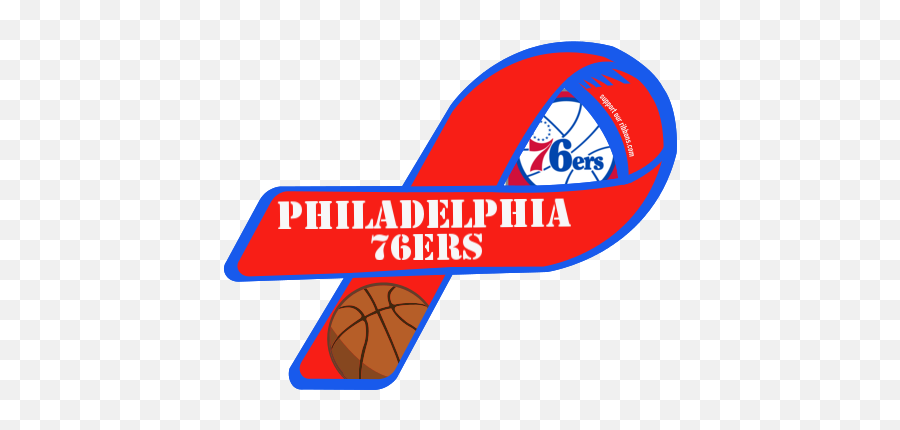 Philadelphia 76ers - Custom Ribbon Png,76ers Png