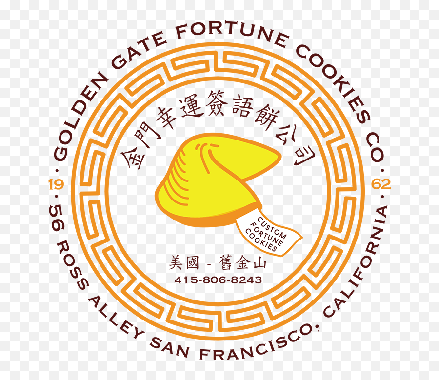 Golden Gate Fortune Cookie Factory - Circle Png,Fortune Cookie Png