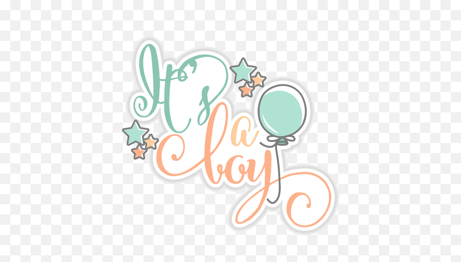 Its A Boy Png Picture - Baby Boy Scrapbooking Title,Its A Boy Png