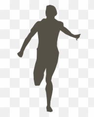 People Running Silhouette Png Images - Man