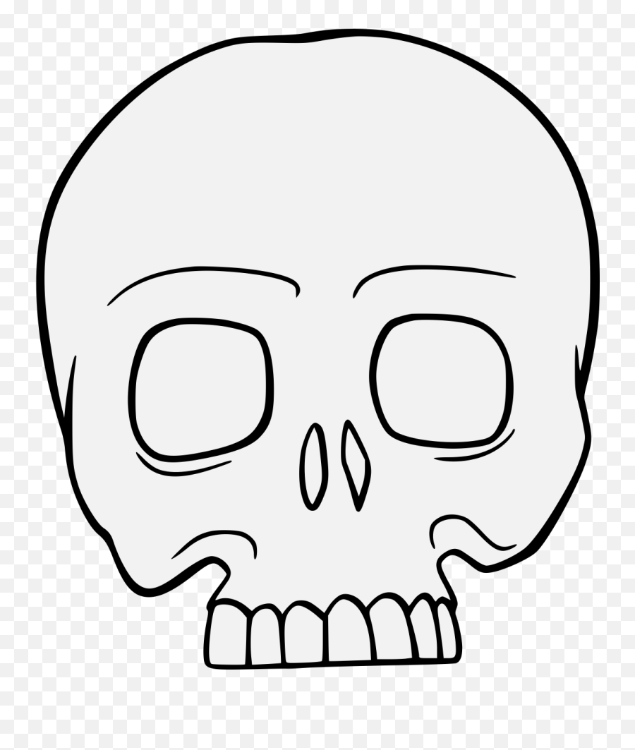 Skull - Traceable Heraldic Art Heraldic Skull Png,Skull Head Png