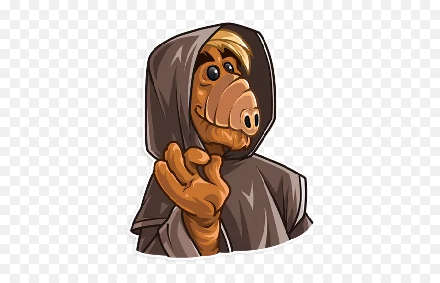 Alf Whatsapp Stickers - Stickers Cloud Alf Stickers Png,Logo Wasap