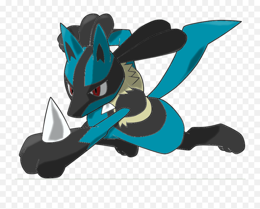 Shiny Mega Lucario Pokédex - Mega Lucario Shiny Png - 699x800 PNG