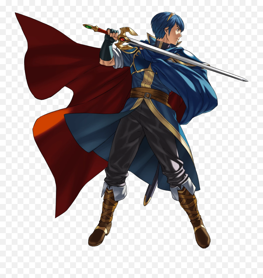 Marth Png 6 Image - Marth Fire Emblem Transparent,Marth Png