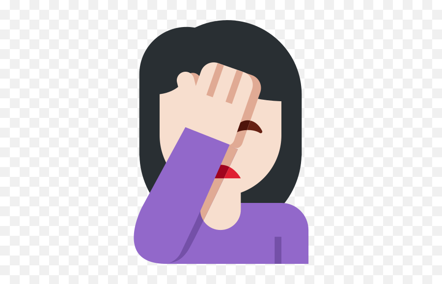 Emoji Facepalm Png 1 Image - Emoticon Con Mano Sulla Fronte,Facepalm Png