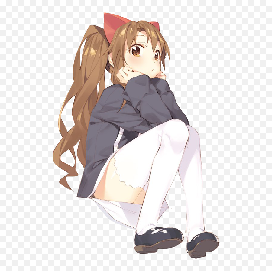 Anime Girl Sitting Png - Loli Sitting Png,Anime Girl Sitting Png