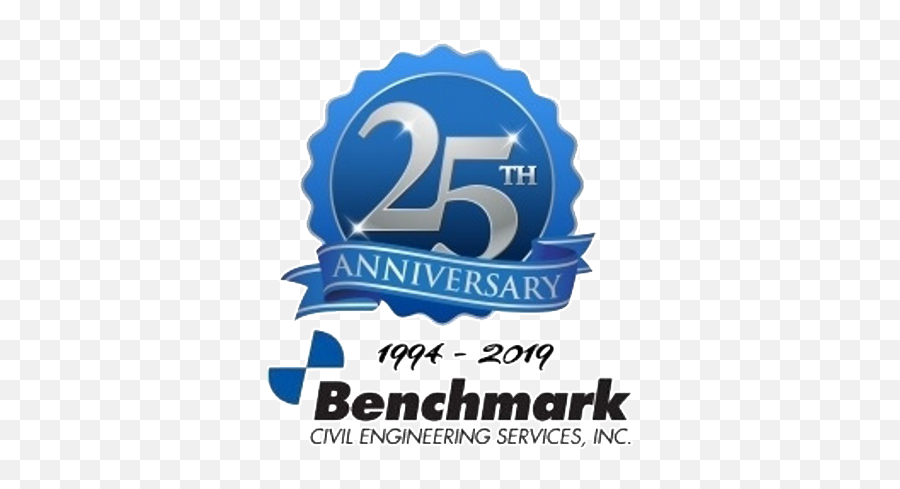 Benchmark Civil Engineering - Label Png,25th Anniversary Logo