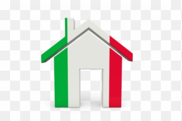 Home Icon Illustration Of Flag Italy - House With Flag png