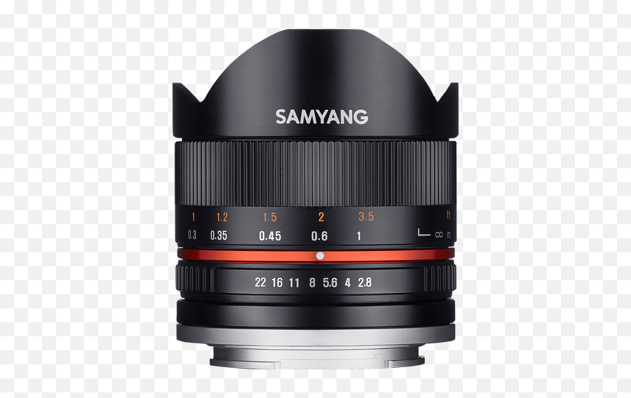 Samyang Optics - Samyang 8 Mm F 8 Umc Ii Silver Png,Eye Lens Flare Png
