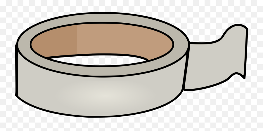 Line Artcylinderadhesive Tape Png Clipart - Royalty Free Adhesive Tape Clipart Png,Duck Tape Png
