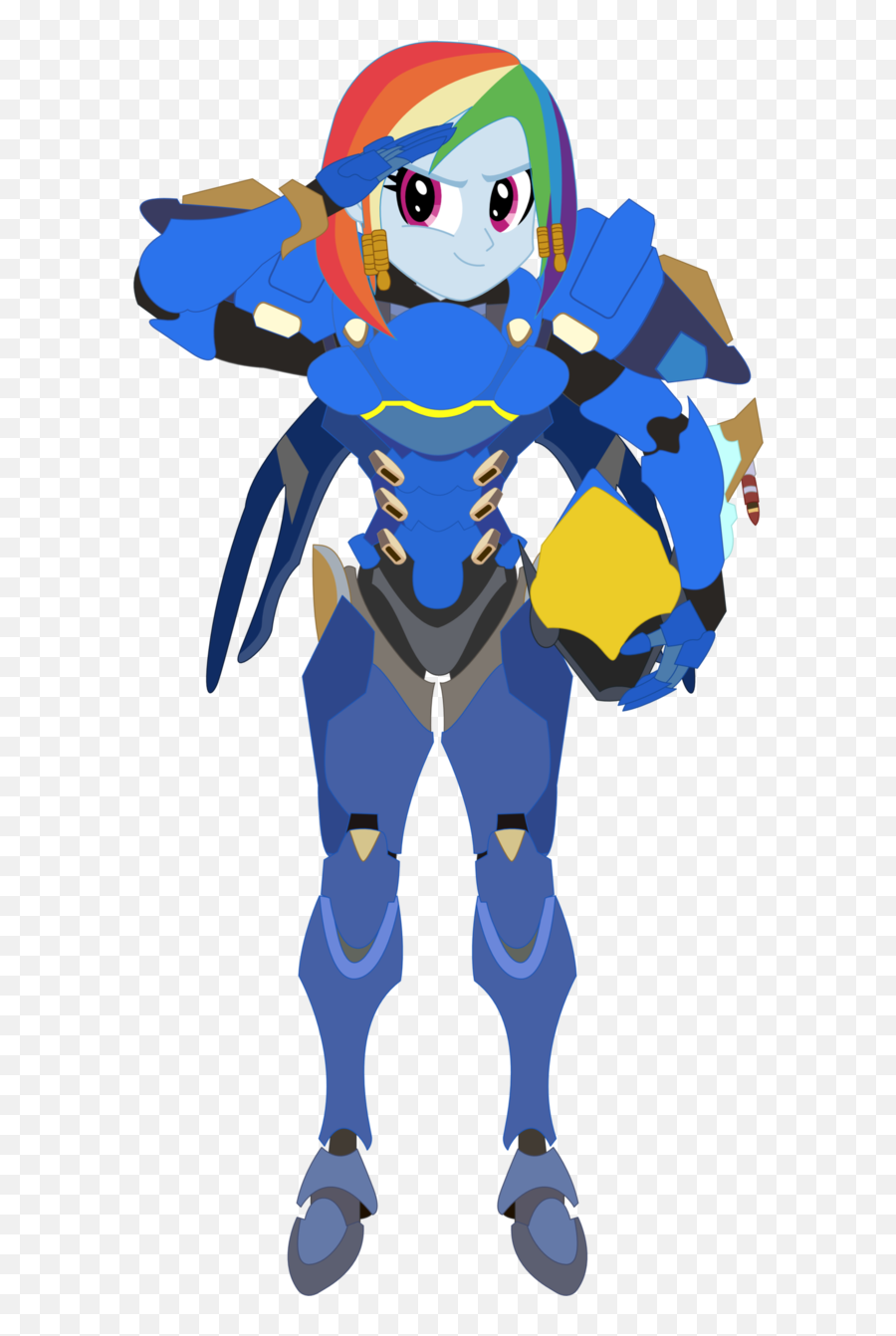 Overwatch Pharah - Rainbow Dash Robotic Png,Pharah Png