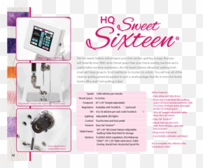 Handi Quilter Sweet Sixteen - Design Png,Sweet 16 Png