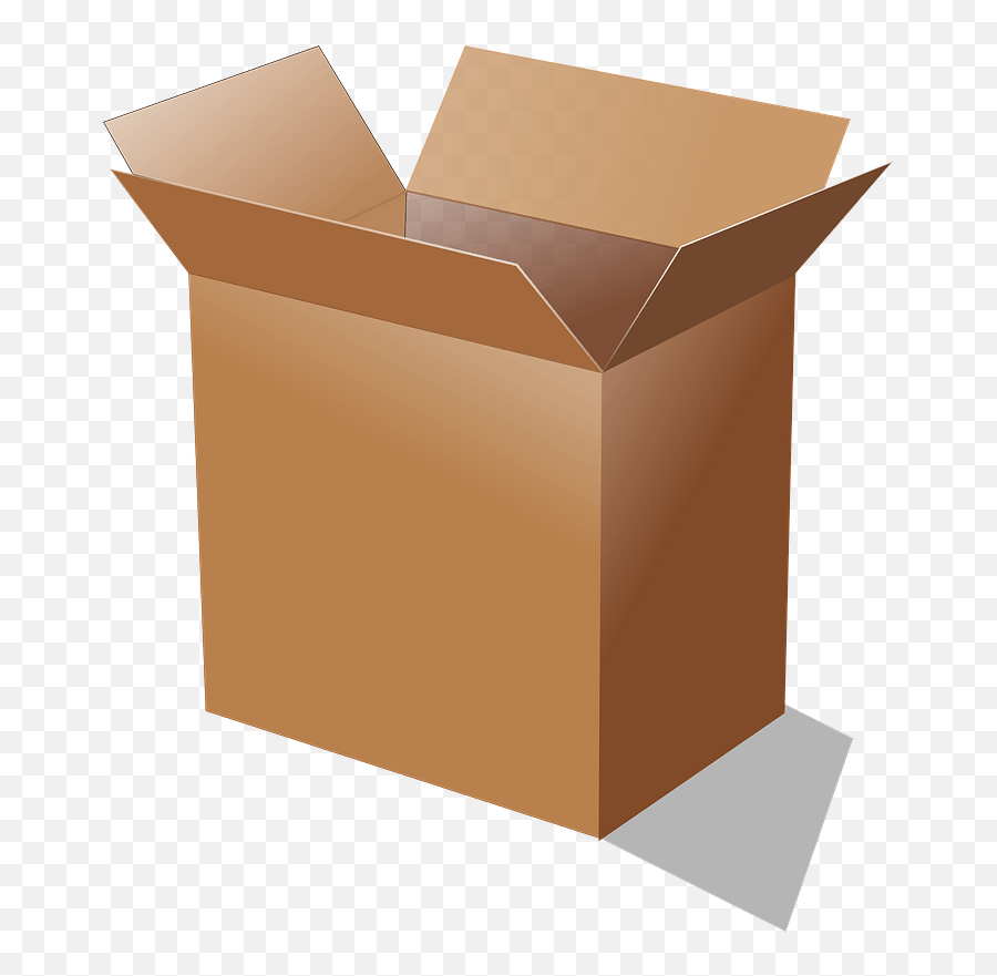 Open Cardboard Box Clipart Free Download Transparent Png - Open Cardboard Box Clipart,Box Clipart Png