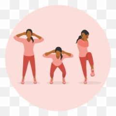 A 12 - Minute Workout You Can Do Anywhere Real Appeal For Running Png,Squat Png