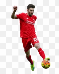 Download Adam Lallana Football Render - Liverpool Player Png Liverpool Soccer Player Png,Adam Cole Png
