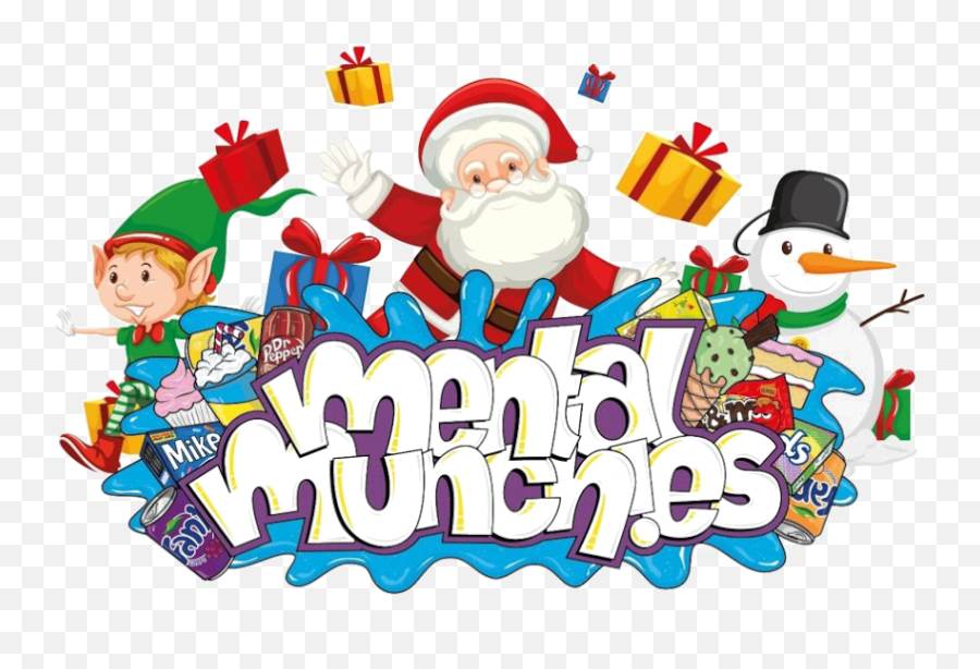 Mental - Munchieschristmaslogo U2013 Mental Munchies Santa Claus Png,Christmas Logo