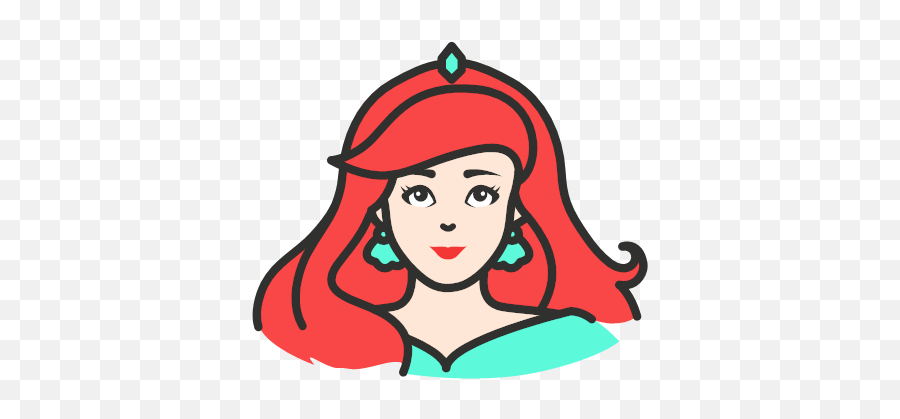 Disney Princess Little Mermaid Icon - Famous Png,Little Mermaid Png