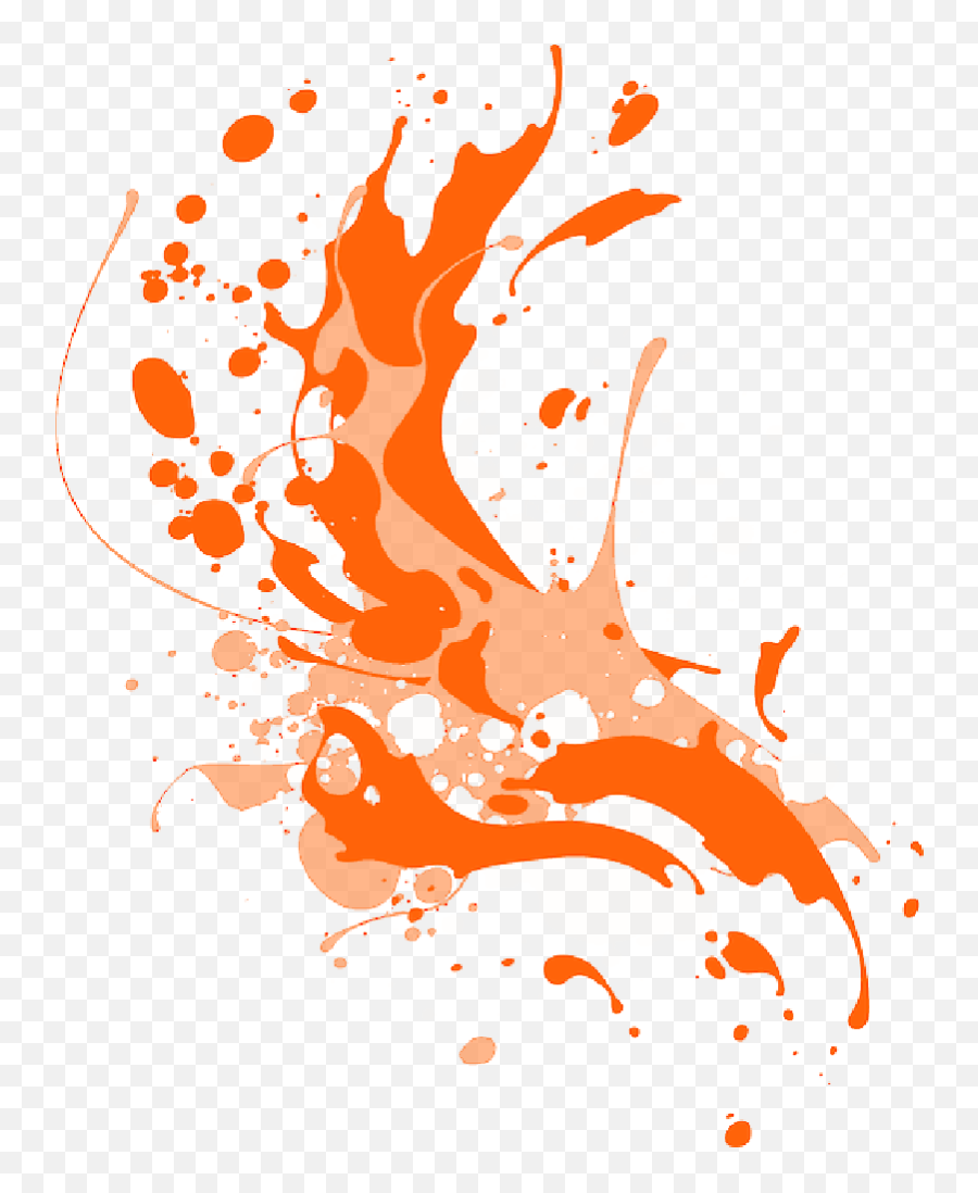 Ink Splash - Green Paint Splash Png Transparent Png Orange Paint Splatter Png,Ink Splash Png