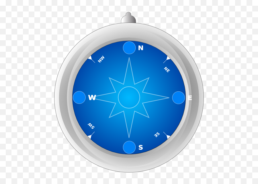 Compass With No Needle Clip Art - Vector Clip Cosas Relacionadas Con Geografia Png,Needle Png