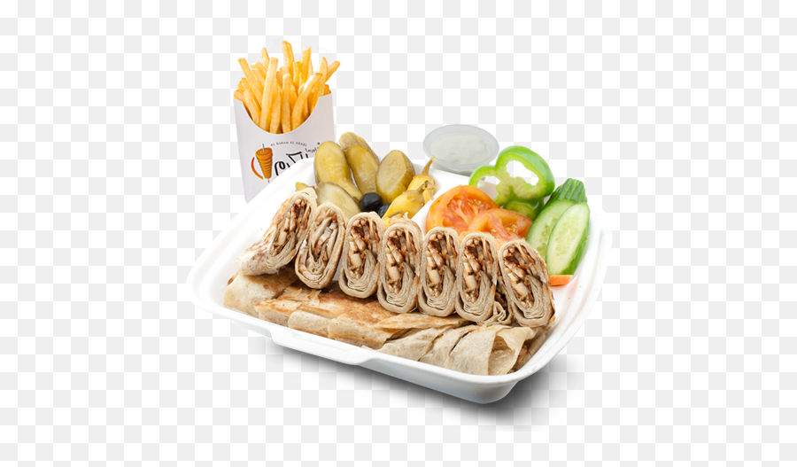 Double Combo Chicken Meal - Shawarma Meal Png,Meal Png