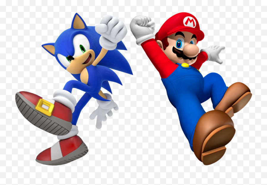 Sonic And Mario Rivalry - Sonic And Super Mario Png,Sonic The Hedgehog 3 Logo