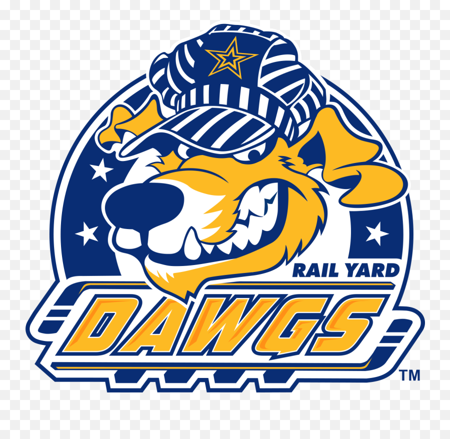 Rail Yard Dawgs Debut New Logo And Jersey Design - The Roanoke Rail Yard Dawgs New Logo Png,Fall Out Boy Logos