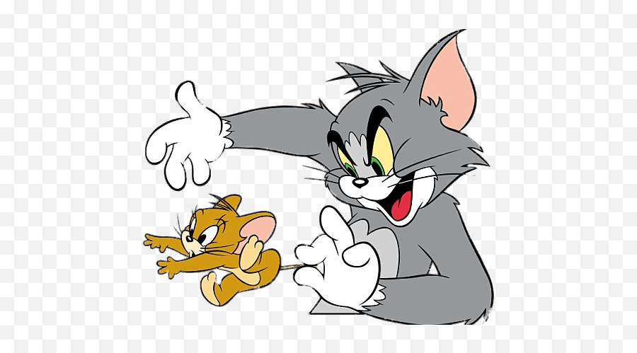 Tom Holding Tail Jerry Transparent Png - Stickpng Friendship Tom And Jerry,Tails Transparent