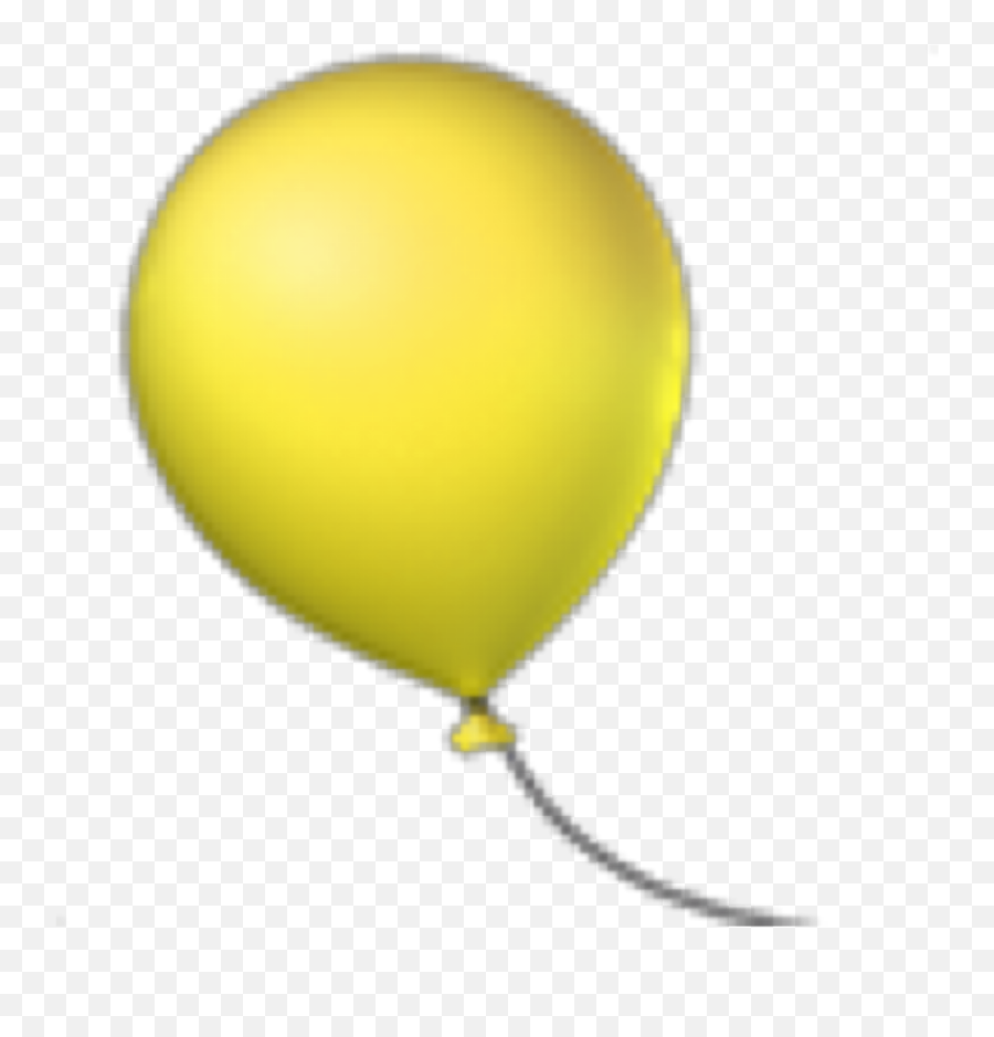Balloon Globo Yellow Amarillo Emoji Sticker By - Balloon Png,Balloon Emoji Png