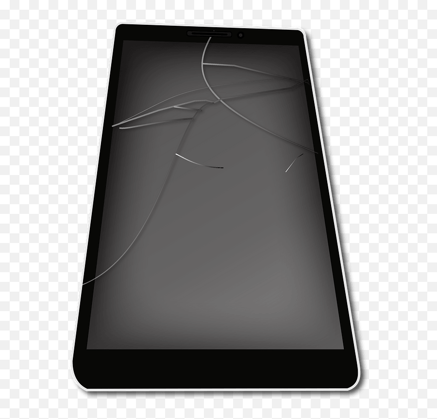 Cracked Smartphone Clipart - Horizontal Png,Transparent Crack