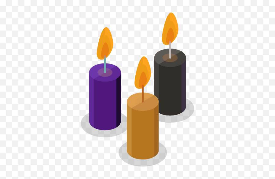 Candles Icon - Free Isometric Icons Cylinder Png,Candle Icon Png