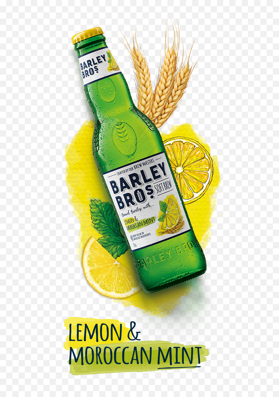 Barley Bros Soft Brew - Barley Bros Elderflower Lime Png,Beer Bottles Png