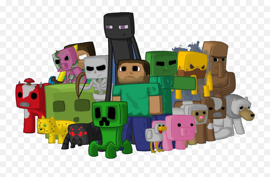 Download Television Toy Wallpaper Play Desktop - Minecraft Mob Are You Png,Minecraft Zombie Png