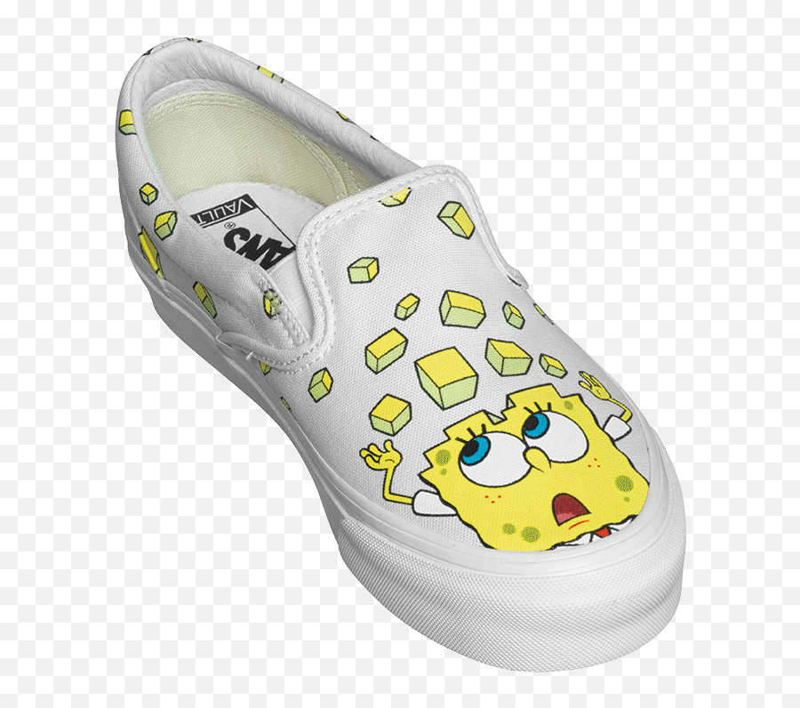Converse Clipart Vans Shoe Transparent - Spongebob Slip On Vans Png,Vans Png