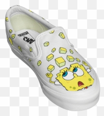 Converse Clipart Vans Shoe Transparent - Spongebob Slip On Vans Png,Vans Png