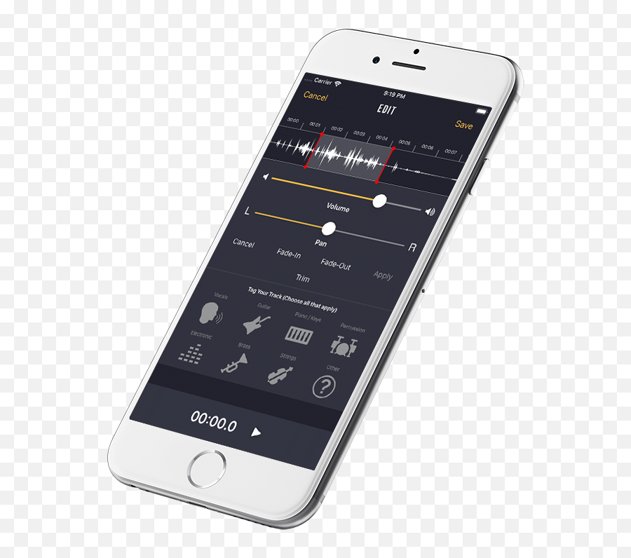 Mobile Recording Studio Available For Ios Now Audiobridge - Portable Png,Iphone Music Icon White
