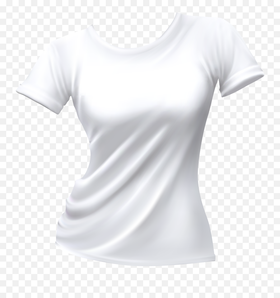 White Shirt Transparent Png Clipart Tee