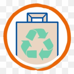 European Paper Bag Day - Eco Friendly Logo White png