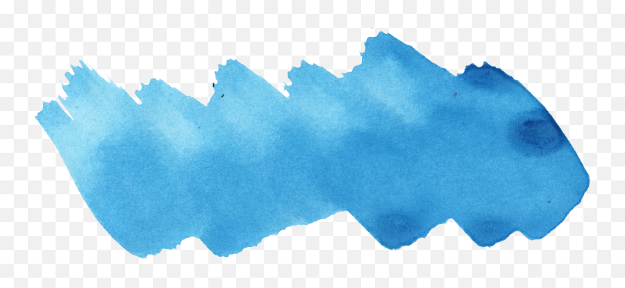 44 Blue Watercolor Brush Stroke - Transparent Blue Watercolor Png,Blue Paint Png