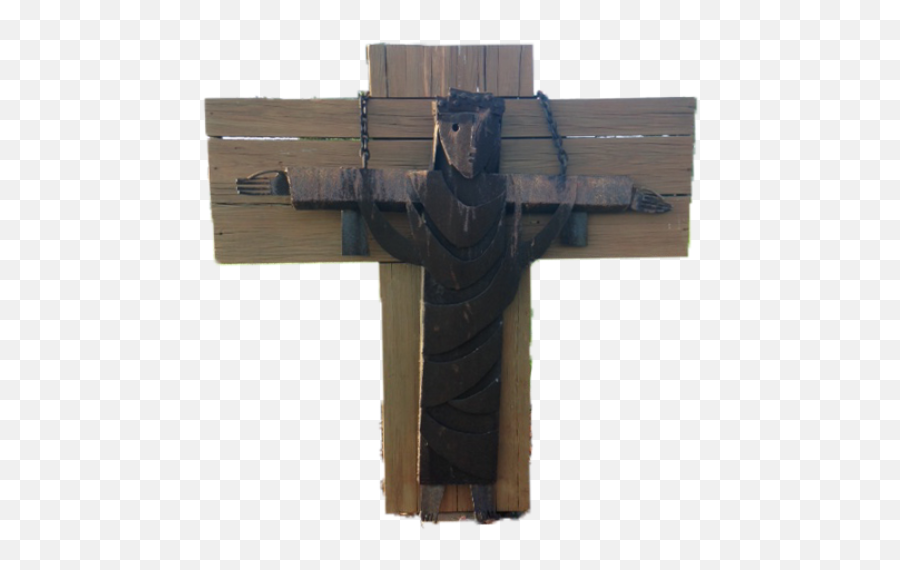 Cropped - Jesusoncrosspng St Martin Of Tours Lutheran Church Cross,Jesus Cross Png