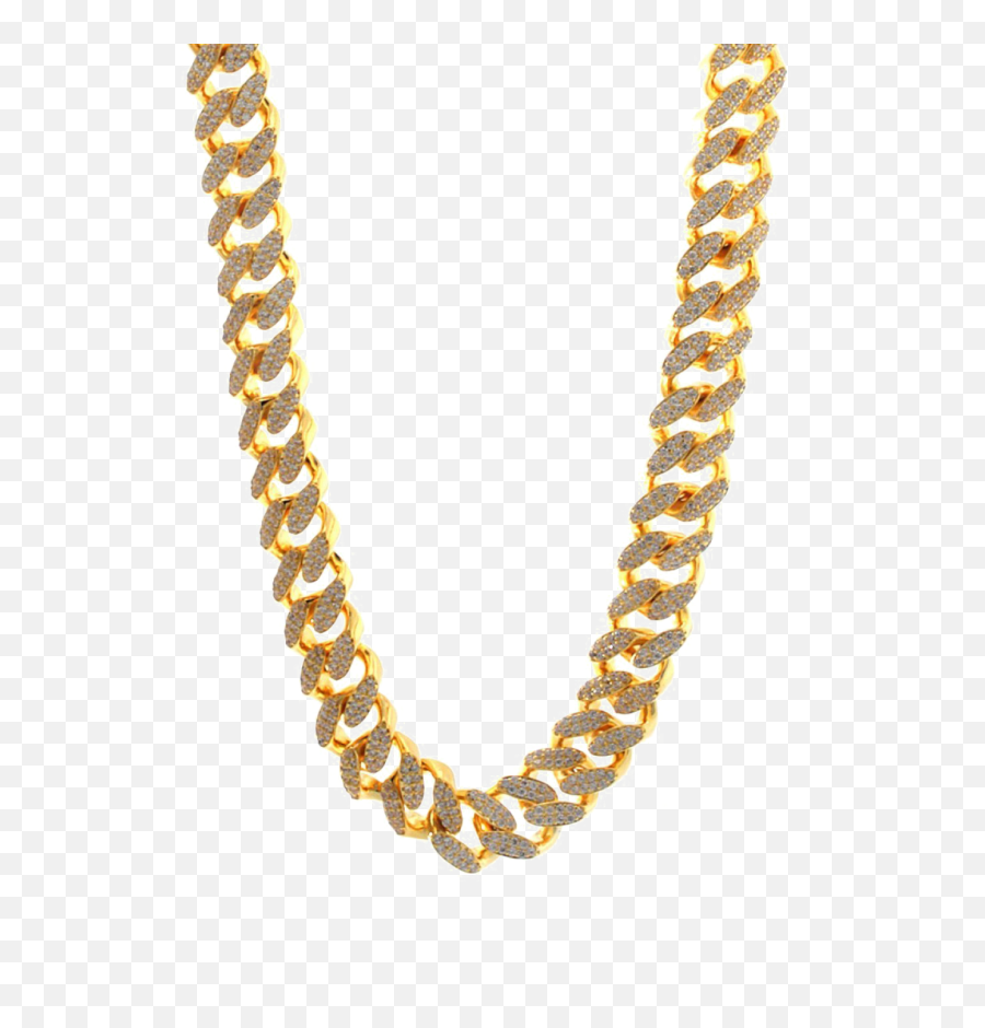 Gold Chain Vector Transparent Png - Cuban Chain,Gold Chain Transparent