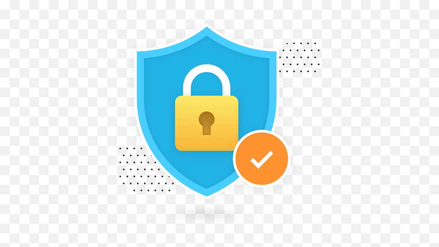 Privacy Policy - Vertical Png,Blue Yellow Shield Icon