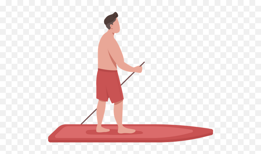 Man Paddling - Paddleboarding Png,Paddleboard Icon