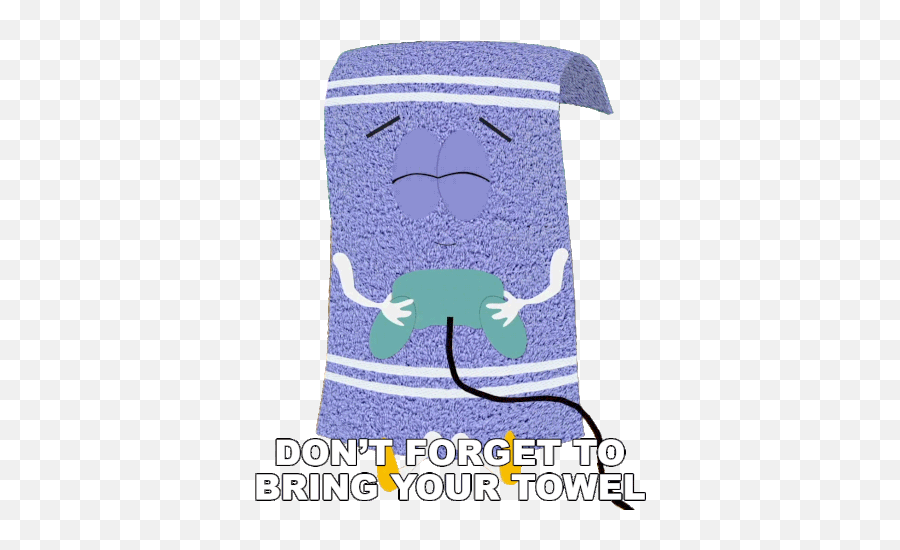 Dont Forget To Bring Your Towel Towelie Sticker - Dont South Park Towelie High Png,Washcloth Icon