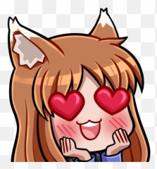 Heart Eyes Holo Rspiceandwolf - And Emoji png