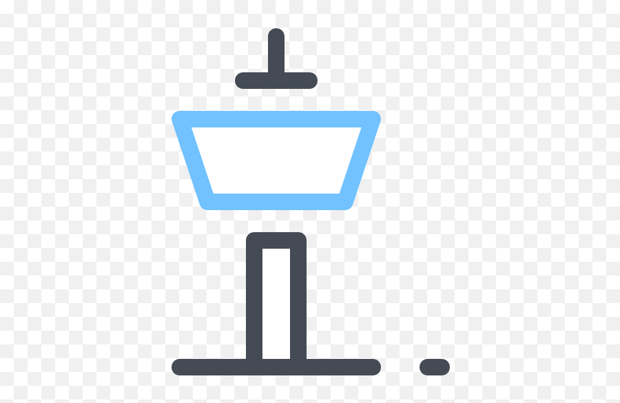 Airport Tower Icon In Pastel Style - Bucket Drink Png,Tower Icon