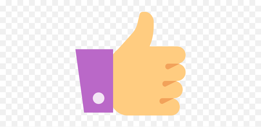 Facebook Like Icon In Color Style - Thumb Up Icon Png,Facebook Thumbs Up Icon Png