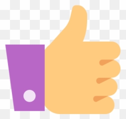 Facebook Like Icon In Color Style - Thumb Up Icon Png