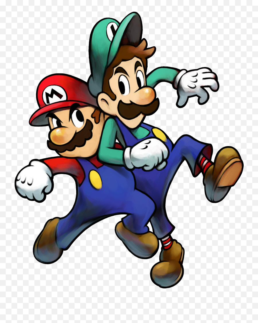 Mario And Luigi Png Transparent - Mario And Luigi Artwork,Mario And Luigi Transparent