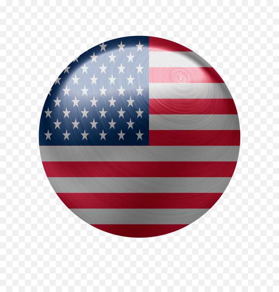 United States Flag National - Usa Icon Round Flag Png,Usa Png