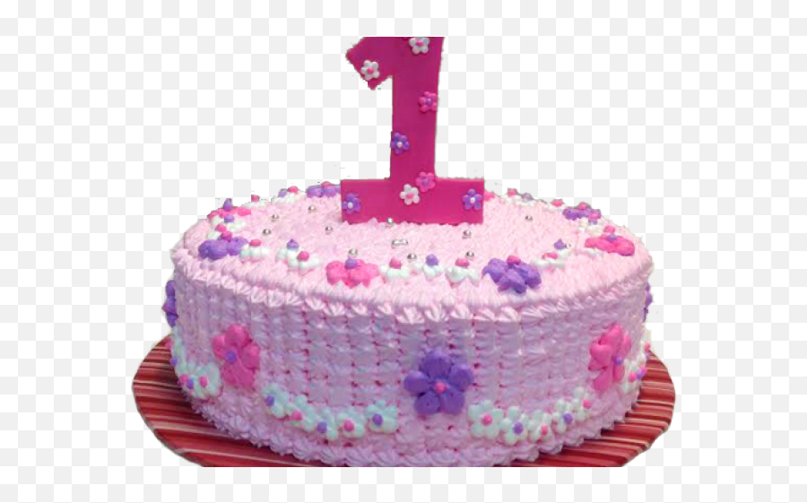 Birthday Cake Clipart Kek - First Birthday Cake Png Birthday Cake,Birthday Cake Clipart Transparent Background